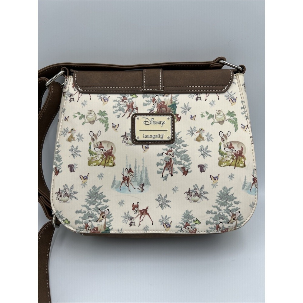 Disney‎ Loungefly Bambi Scenes Cross Body Bag Thumper Flower - Picture 3 of 10